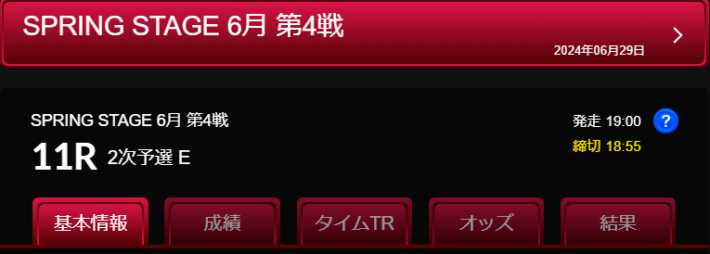 ティップスターのPIST6投票締め切り