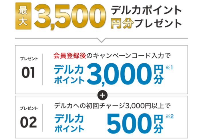 3,500円のキャンペーンを開催していたKドリームス
